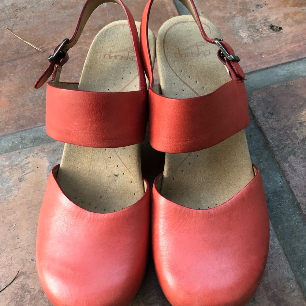 Dansko Thea Women's Orange Clog 8.5 (39)